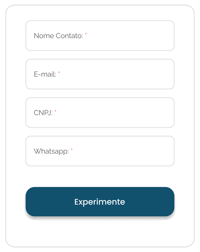 Modal de cadastro do site